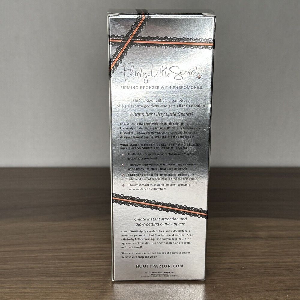 Booty Parlor Flirty Little Secret Firming Bronzer With Pheromones 4.5oz New - Picture 7 of 13